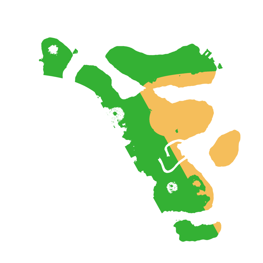 Biome Rust Map: Procedural Map, Size: 2500, Seed: 153426