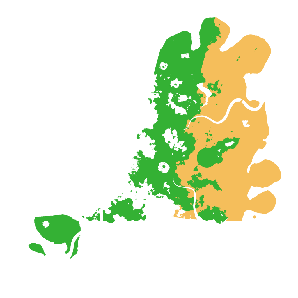 Biome Rust Map: Procedural Map, Size: 4000, Seed: 596505