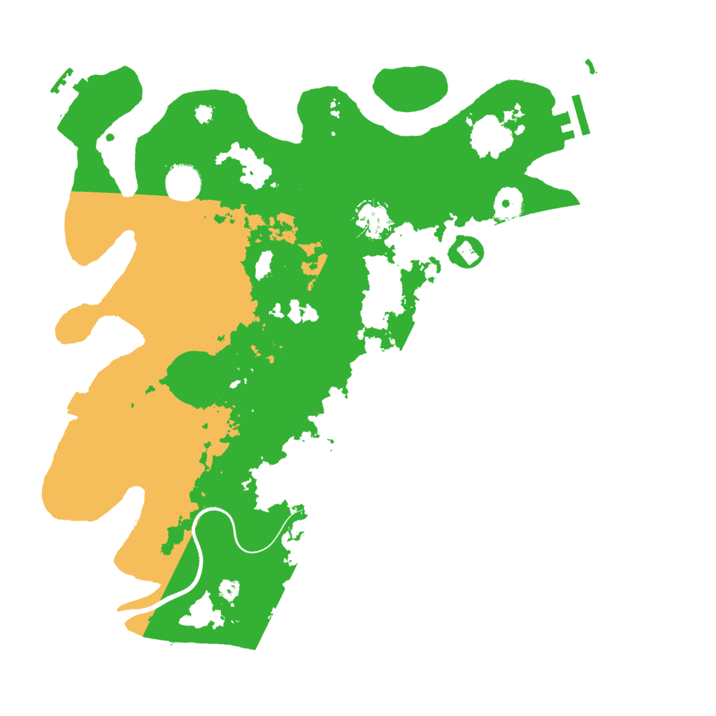 Biome Rust Map: Procedural Map, Size: 3550, Seed: 451736