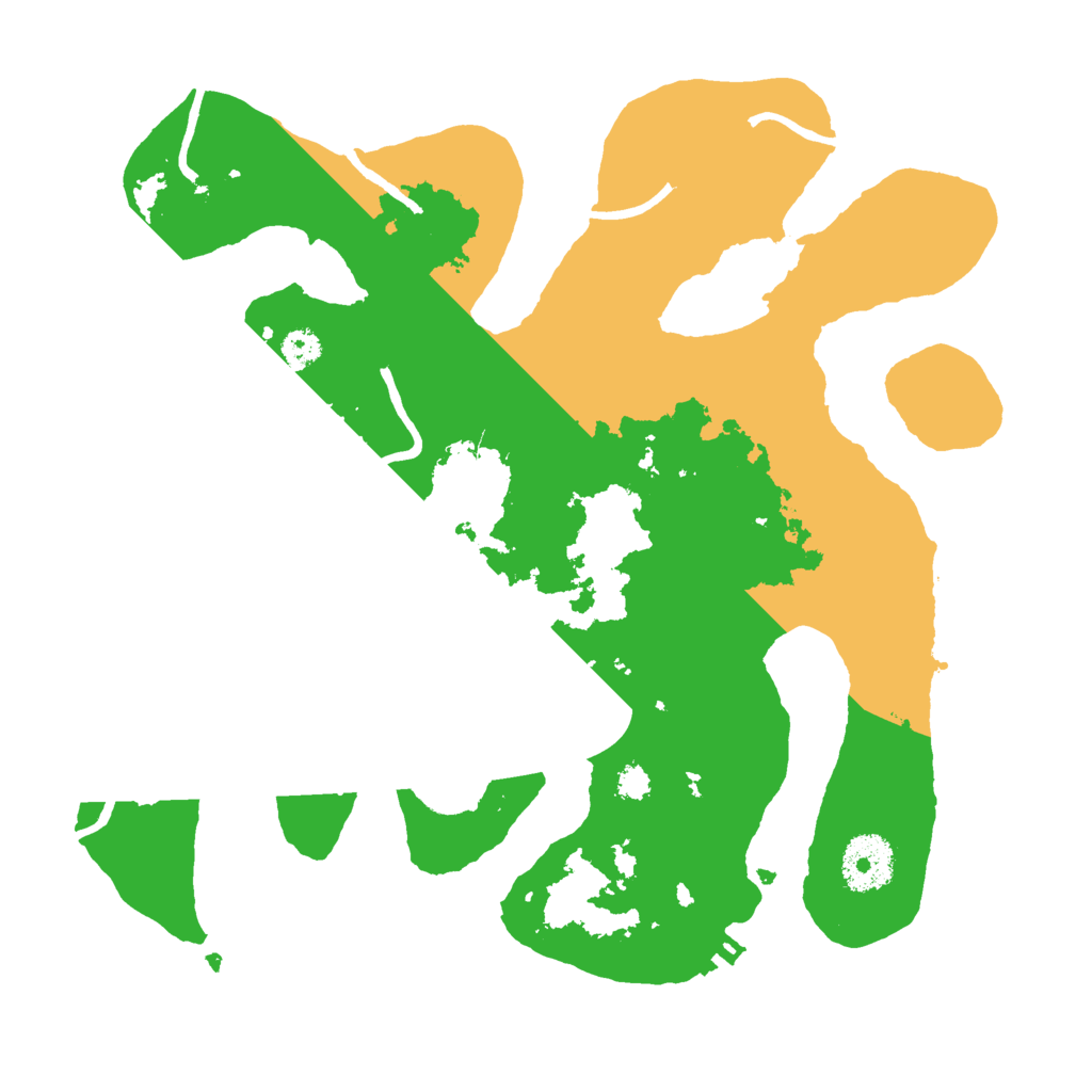 Biome Rust Map: Procedural Map, Size: 3000, Seed: 621521