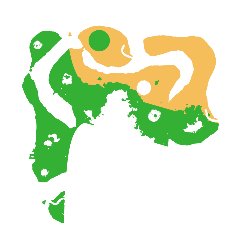 Biome Rust Map: Procedural Map, Size: 3000, Seed: 822776