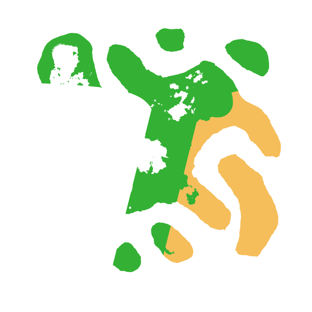 Biome Rust Map: Barren, Size: 2800, Seed: 2033