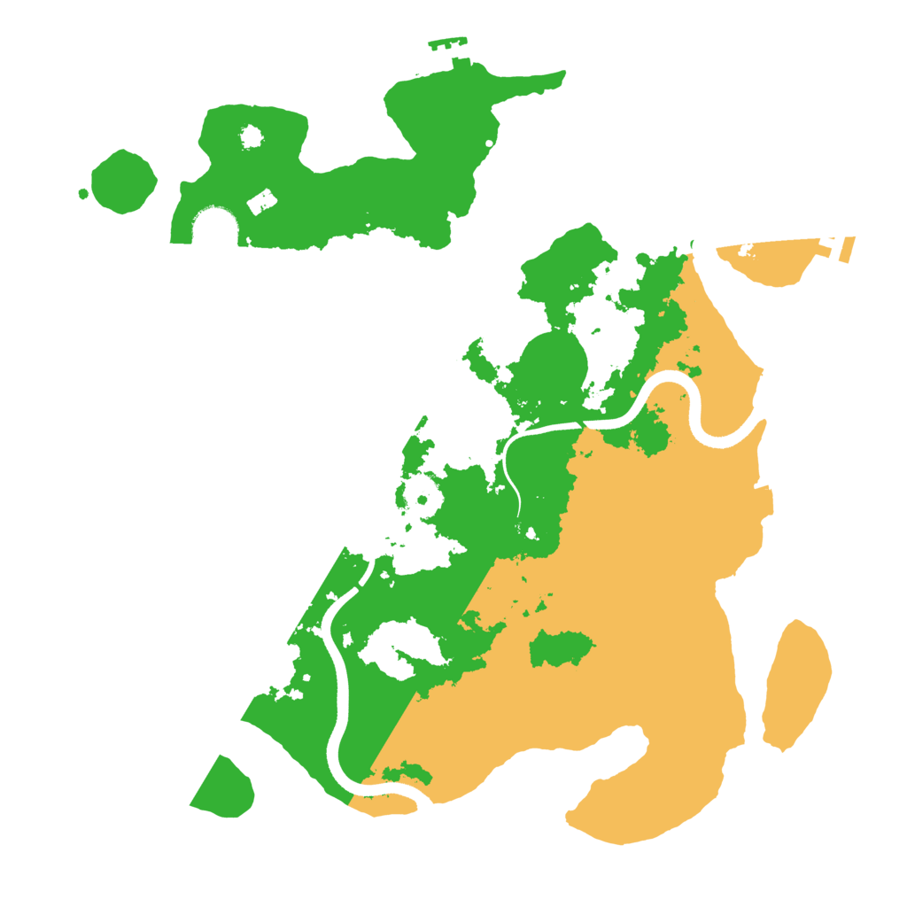 Biome Rust Map: Procedural Map, Size: 3550, Seed: 772596