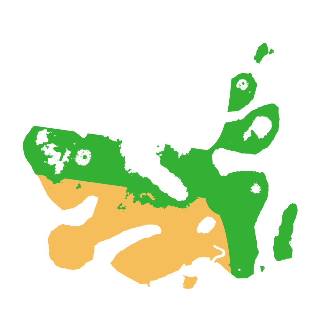 Biome Rust Map: Procedural Map, Size: 3000, Seed: 2432438