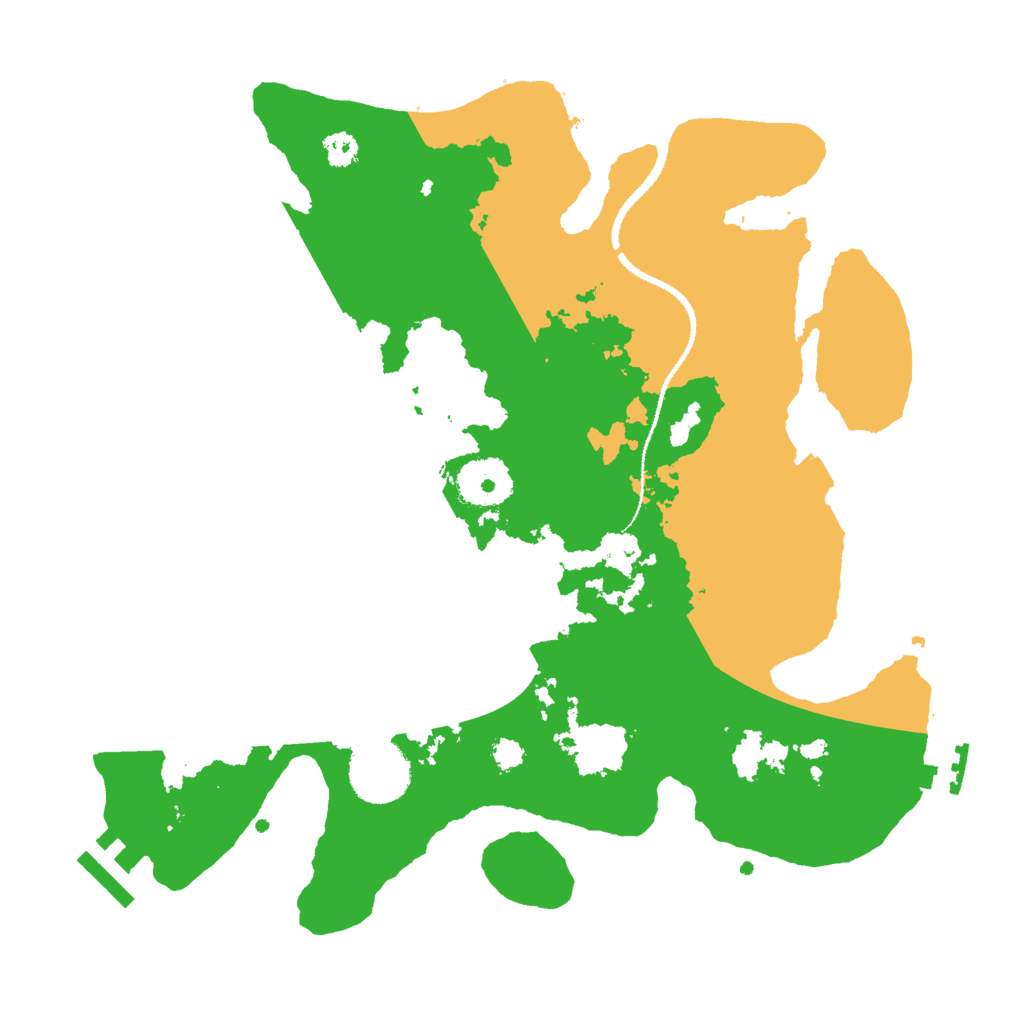 Biome Rust Map: Procedural Map, Size: 3000, Seed: 2432373