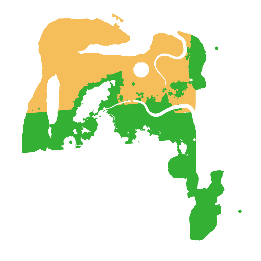 Biome Rust Map: Procedural Map, Size: 3000, Seed: 2432419