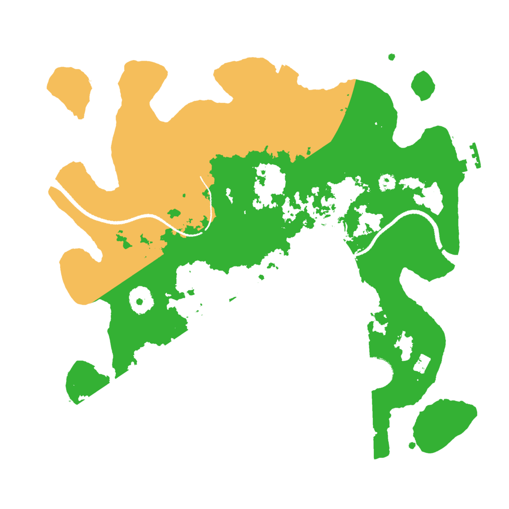 Biome Rust Map: Procedural Map, Size: 3000, Seed: 550467