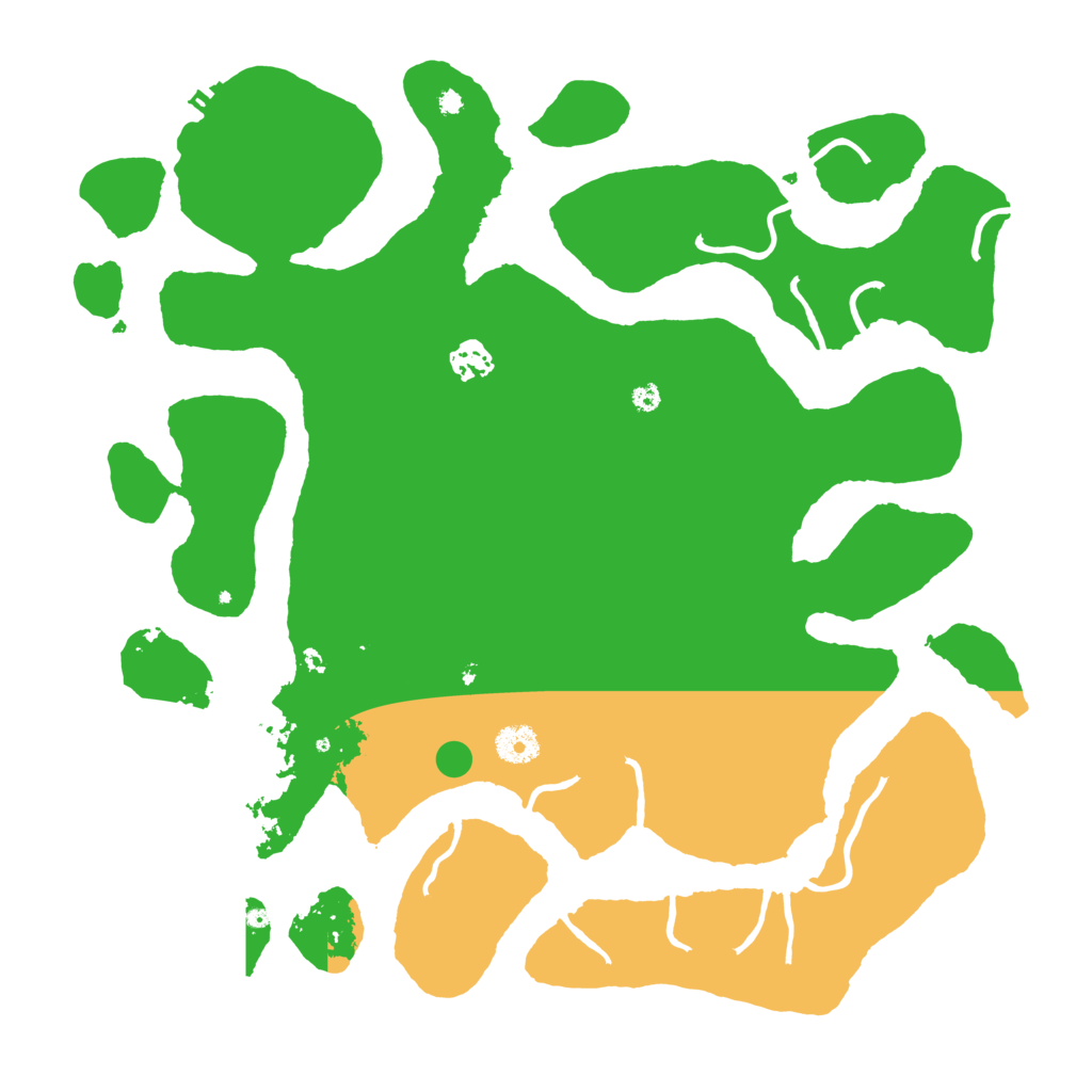 Biome Rust Map: Procedural Map, Size: 3950, Seed: 58713982