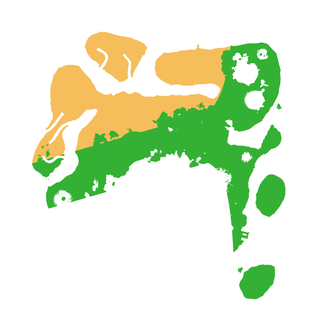 Biome Rust Map: Procedural Map, Size: 3000, Seed: 835055