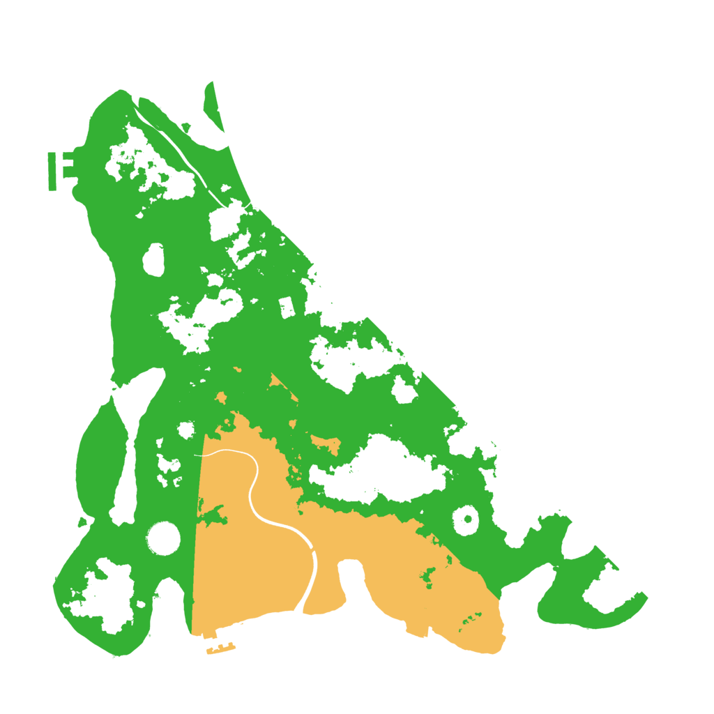 Biome Rust Map: Procedural Map, Size: 3750, Seed: 961811