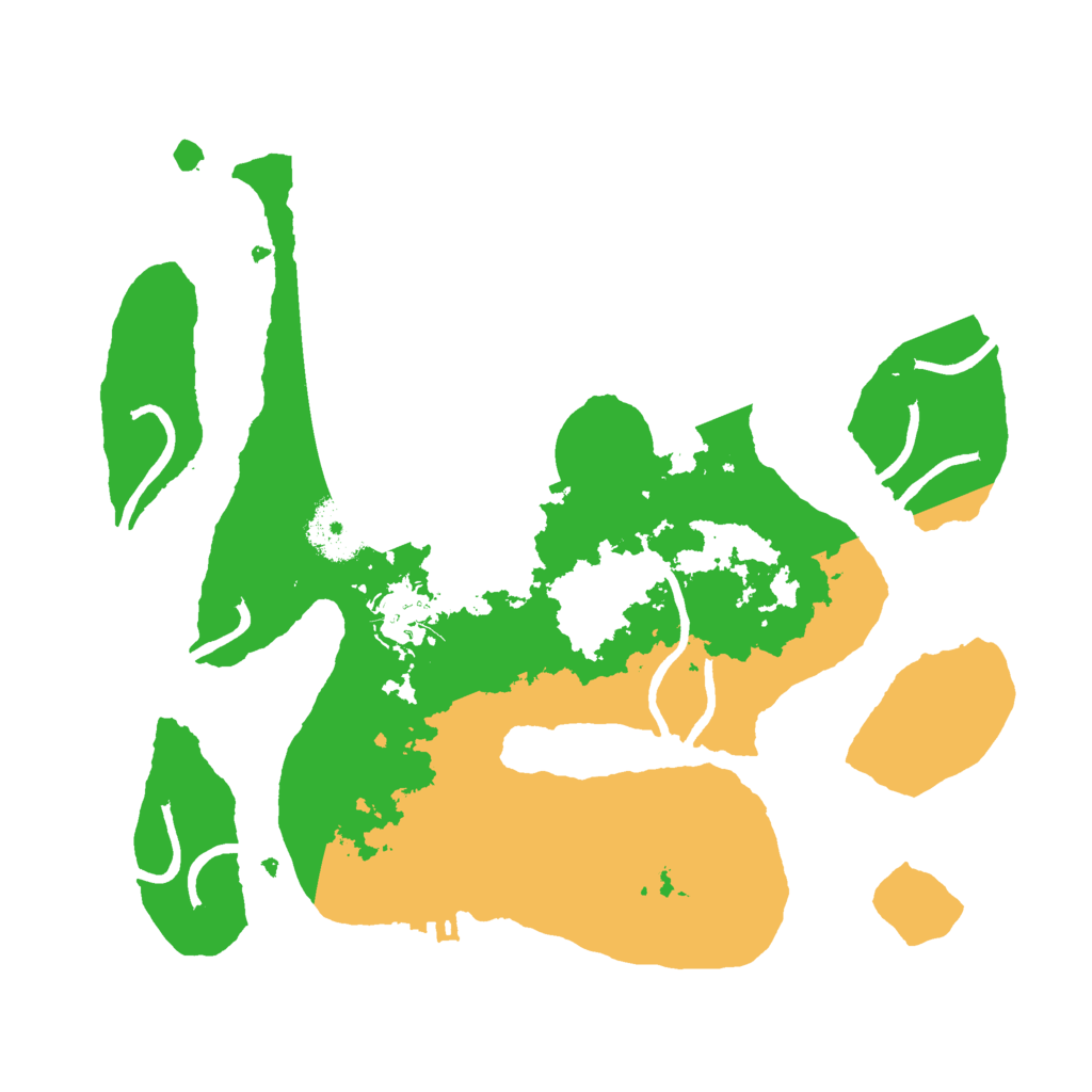 Biome Rust Map: Procedural Map, Size: 3000, Seed: 665527