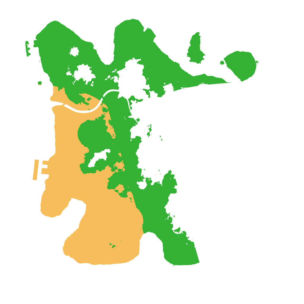 Biome Rust Map: Procedural Map, Size: 3000, Seed: 543656
