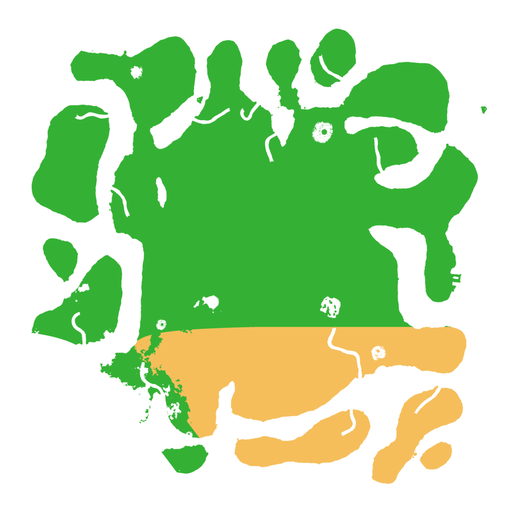 Biome Rust Map: Procedural Map, Size: 3800, Seed: 625670