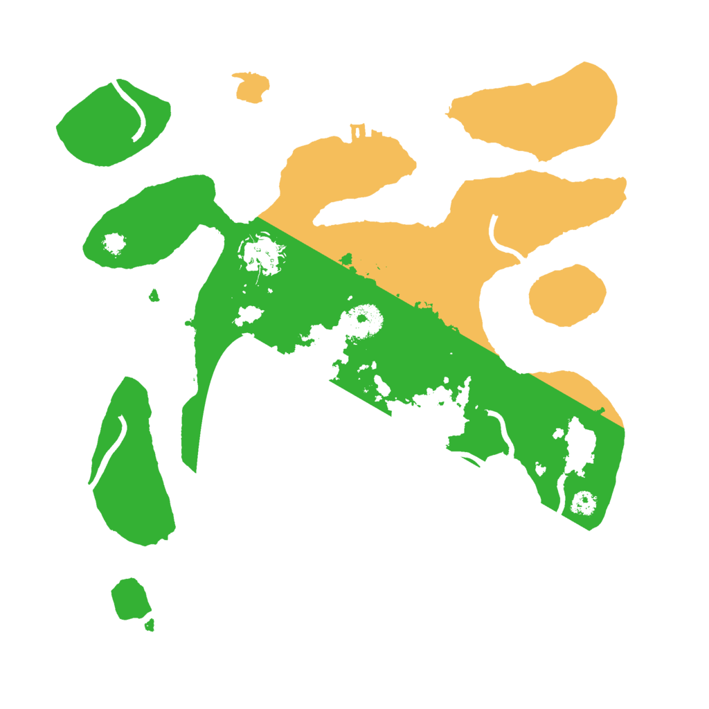 Biome Rust Map: Procedural Map, Size: 3000, Seed: 644199