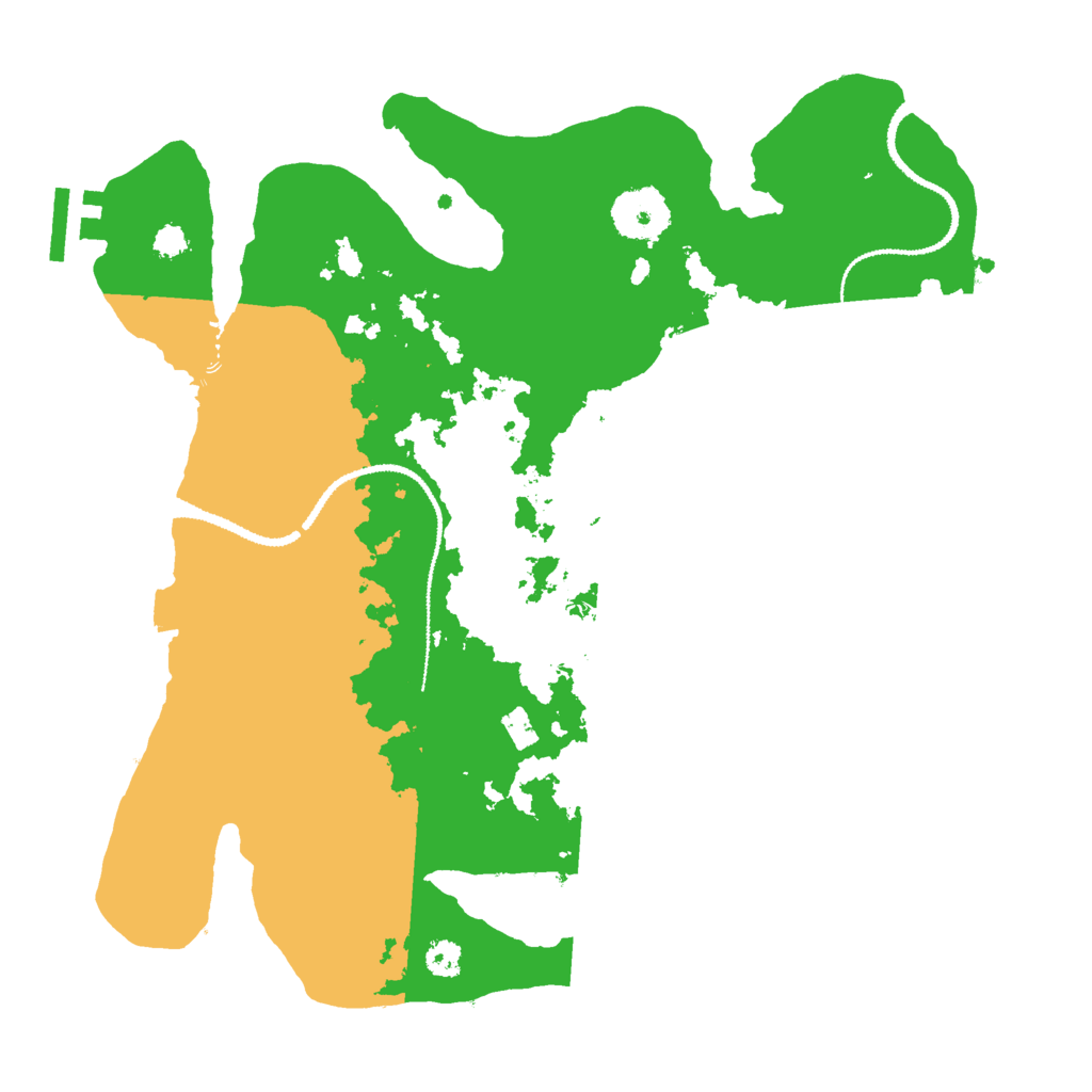 Biome Rust Map: Procedural Map, Size: 3000, Seed: 310963