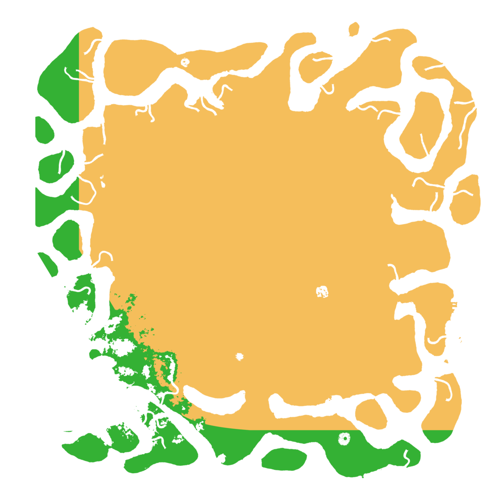Biome Rust Map: Procedural Map, Size: 6000, Seed: 141453146