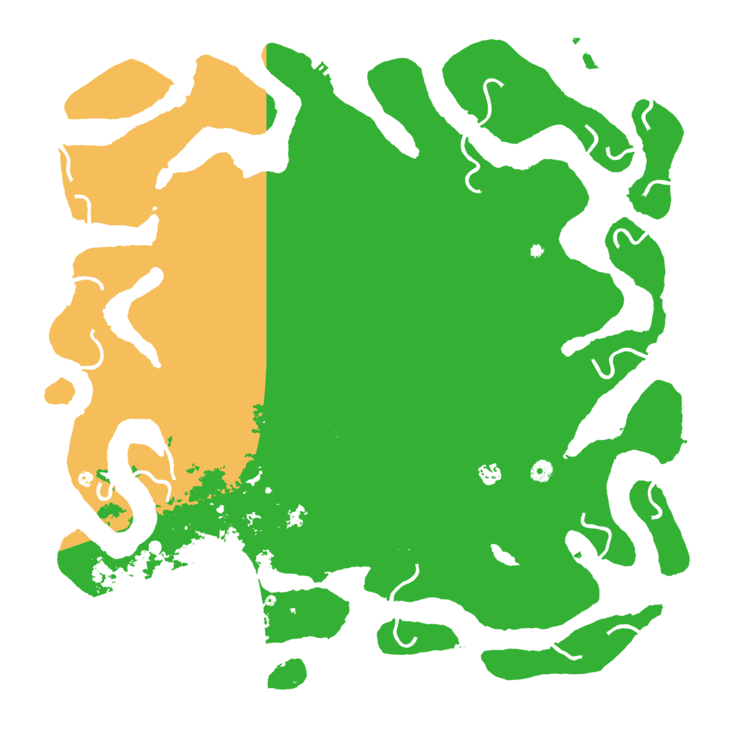 Biome Rust Map: Procedural Map, Size: 5000, Seed: 57238471