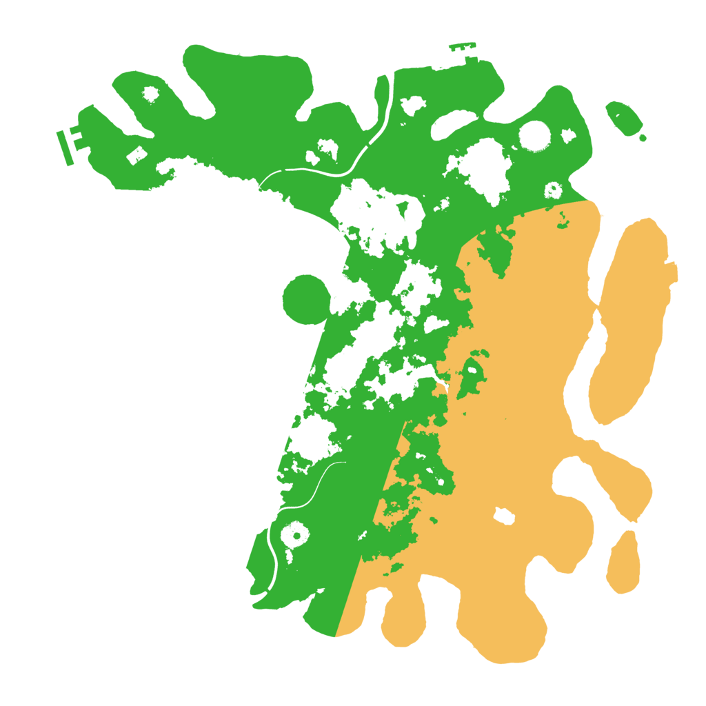 Biome Rust Map: Procedural Map, Size: 4000, Seed: 250266