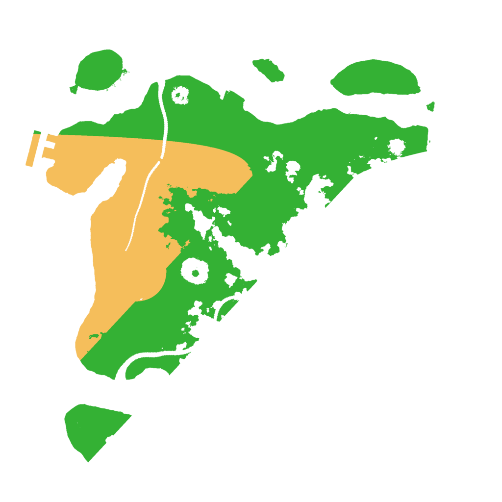 Biome Rust Map: Procedural Map, Size: 2800, Seed: 1981
