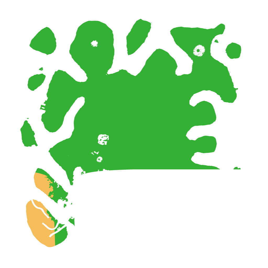 Biome Rust Map: Procedural Map, Size: 3550, Seed: 118001