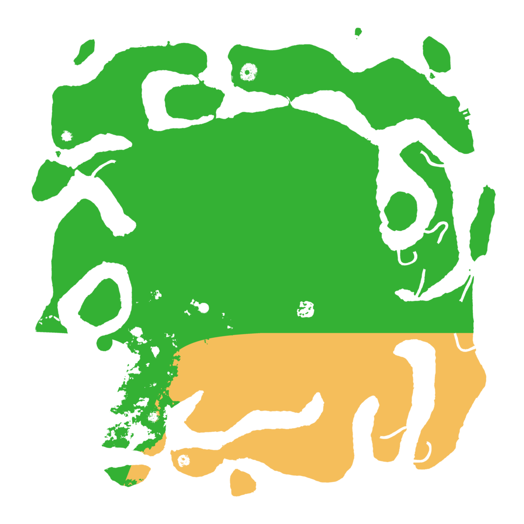 Biome Rust Map: Procedural Map, Size: 4500, Seed: 8171212