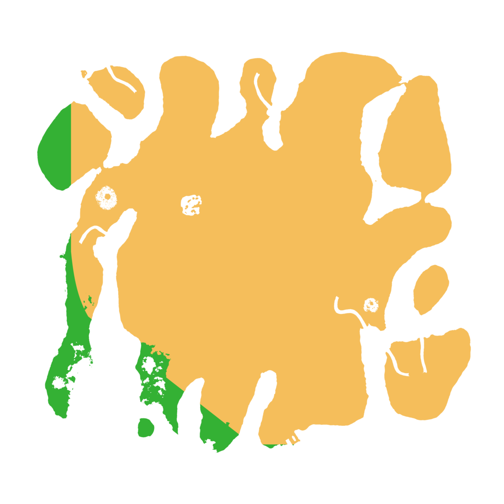 Biome Rust Map: Procedural Map, Size: 3500, Seed: 37136