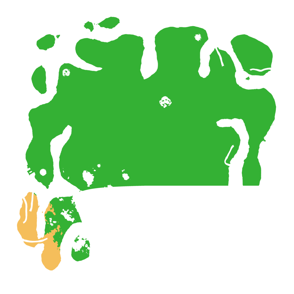 Biome Rust Map: Procedural Map, Size: 3950, Seed: 694401581