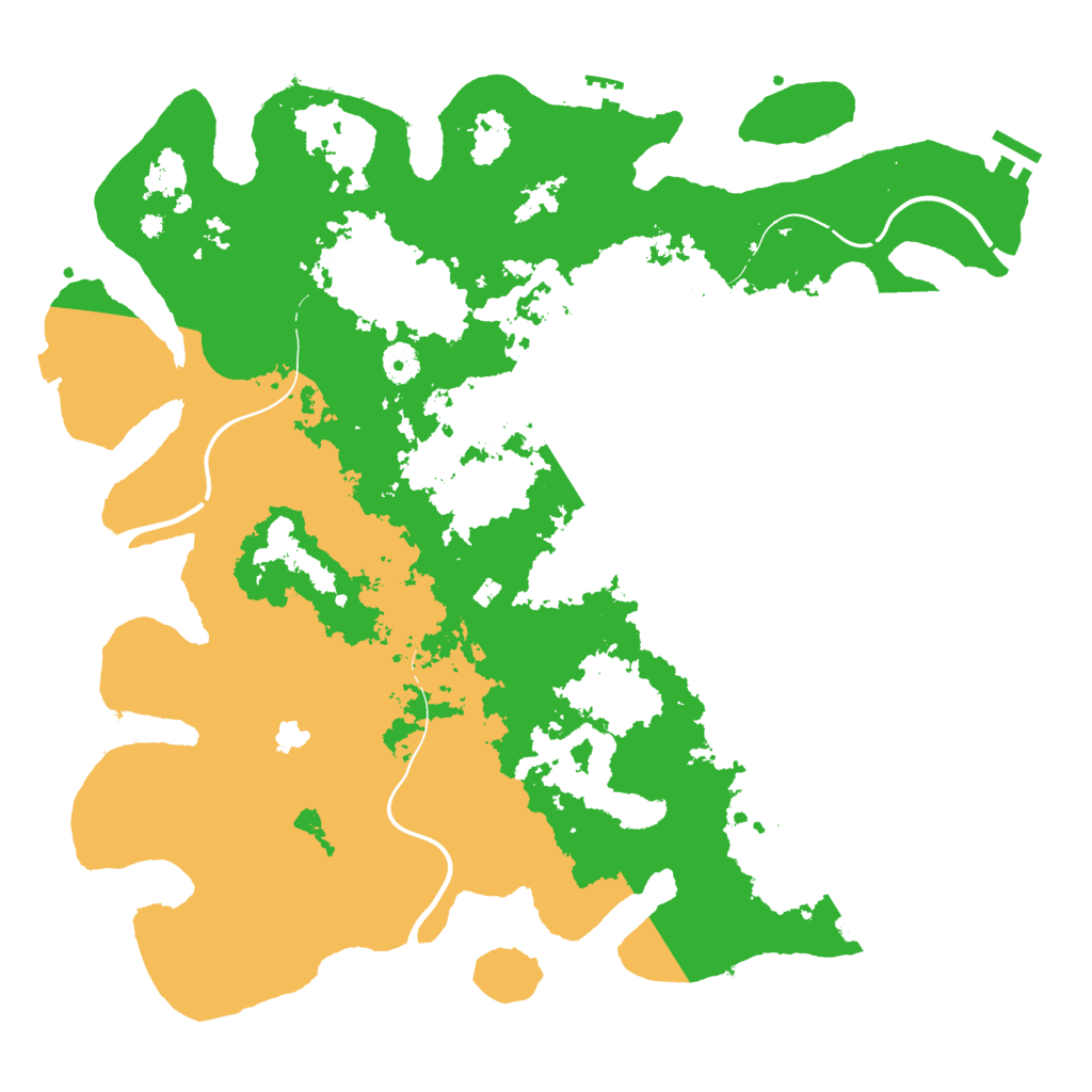 Biome Rust Map: Procedural Map, Size: 4250, Seed: 2442