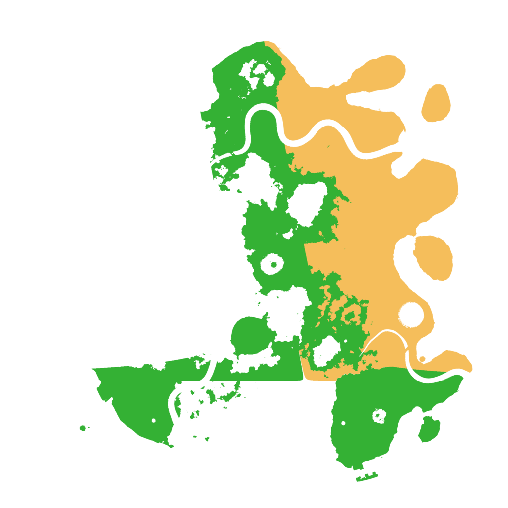 Biome Rust Map: Procedural Map, Size: 3550, Seed: 375622