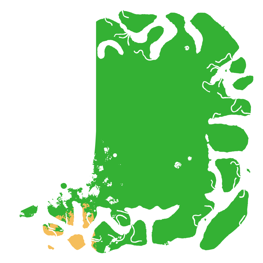 Biome Rust Map: Procedural Map, Size: 6000, Seed: 42333366