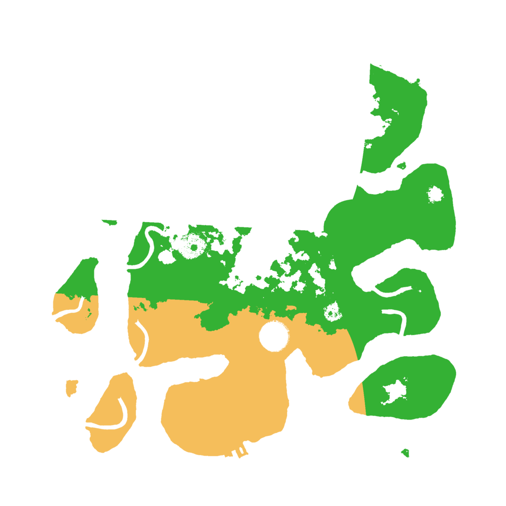 Biome Rust Map: Procedural Map, Size: 3000, Seed: 122261176