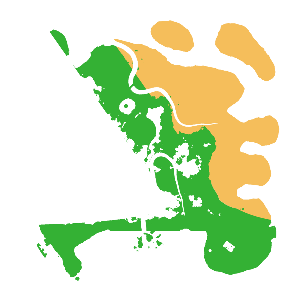Biome Rust Map: Procedural Map, Size: 3000, Seed: 4108