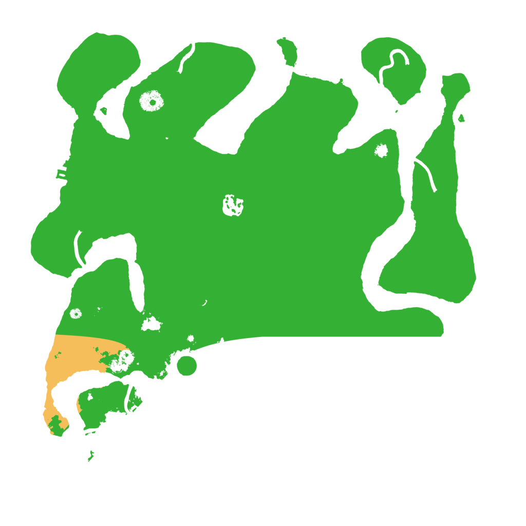 Biome Rust Map: Procedural Map, Size: 3550, Seed: 397129