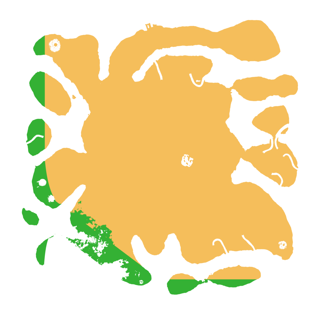 Biome Rust Map: Procedural Map, Size: 3950, Seed: 4740545