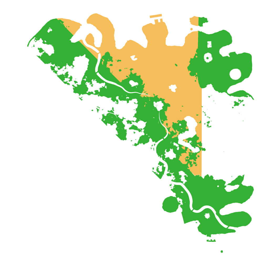 Biome Rust Map: Procedural Map, Size: 4500, Seed: 40109712