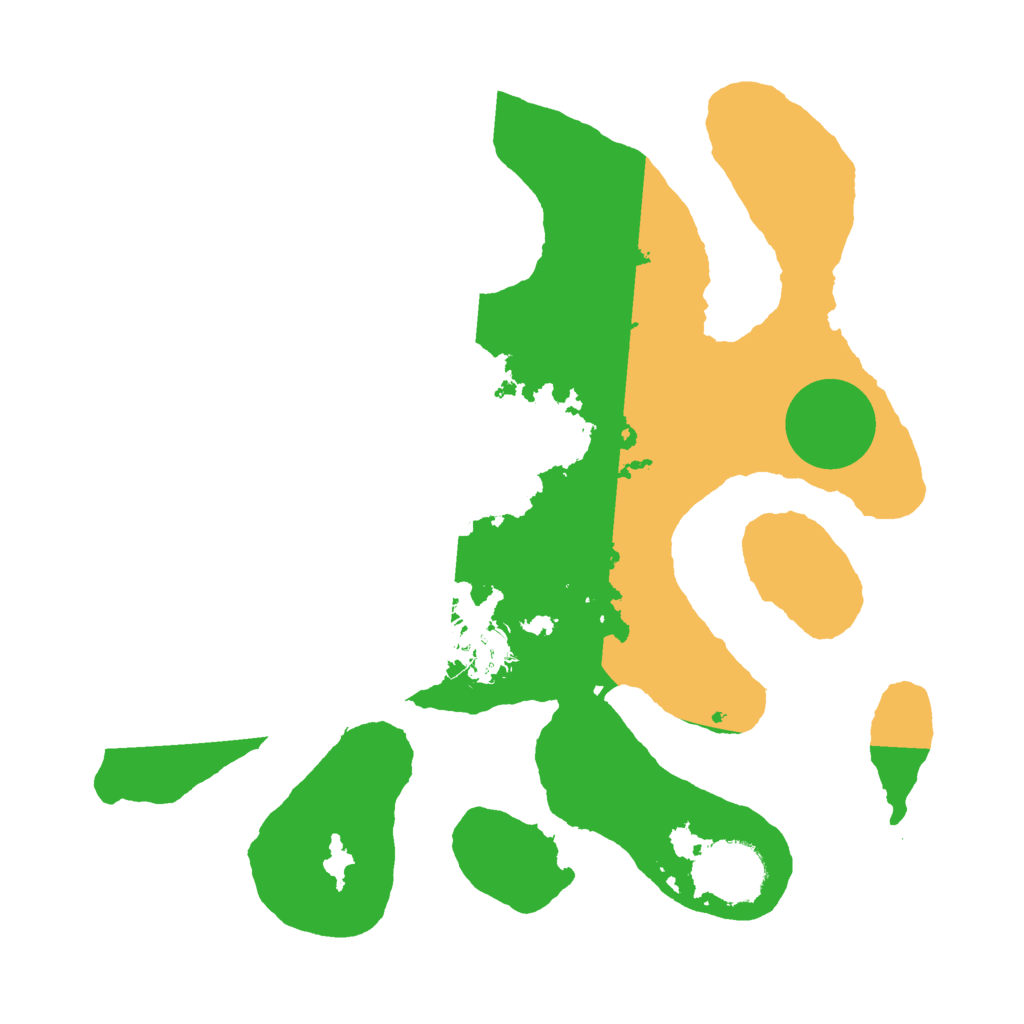 Biome Rust Map: Barren, Size: 3000, Seed: 301959728