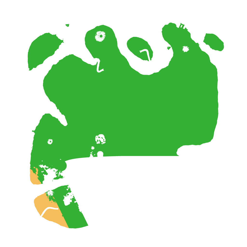 Biome Rust Map: Procedural Map, Size: 3550, Seed: 484124