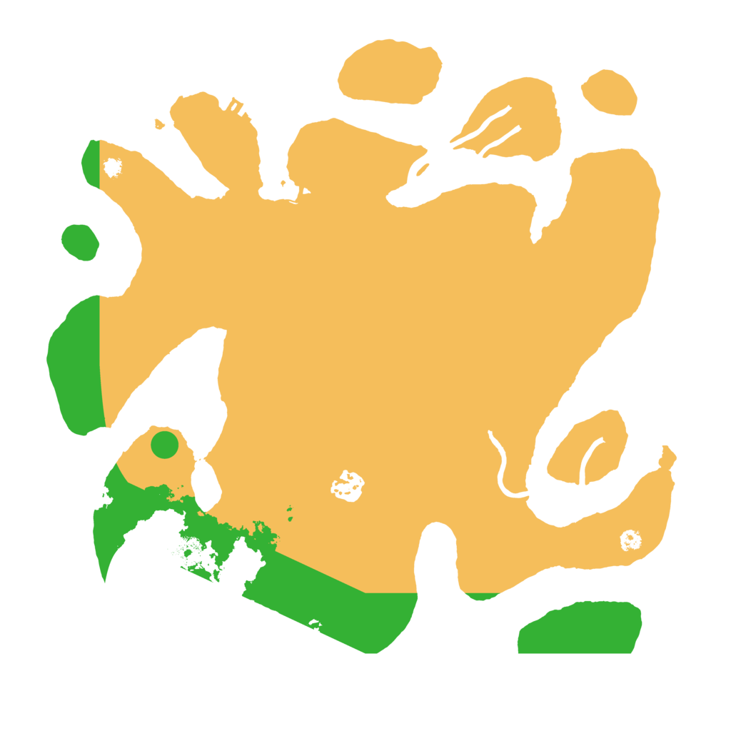 Biome Rust Map: Procedural Map, Size: 3500, Seed: 2050676923