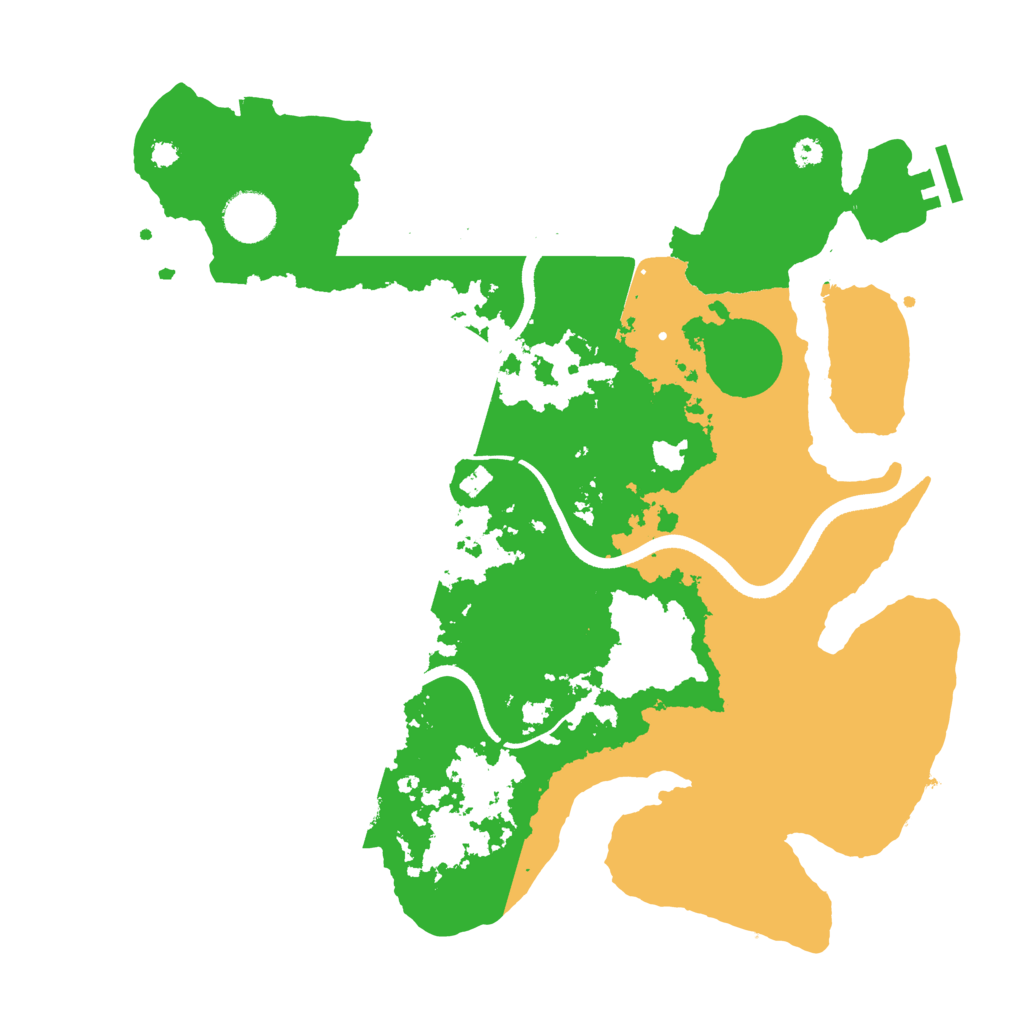 Biome Rust Map: Procedural Map, Size: 3550, Seed: 693187