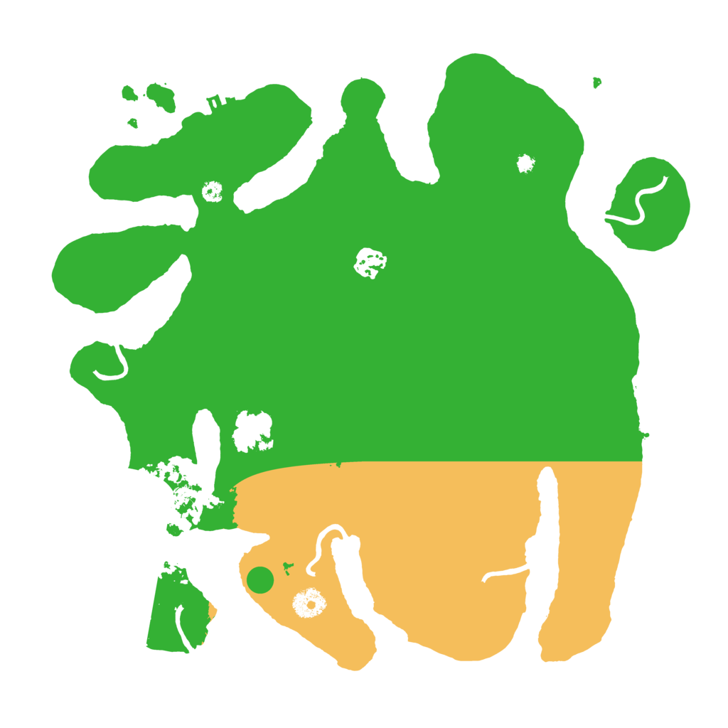 Biome Rust Map: Procedural Map, Size: 3550, Seed: 687702