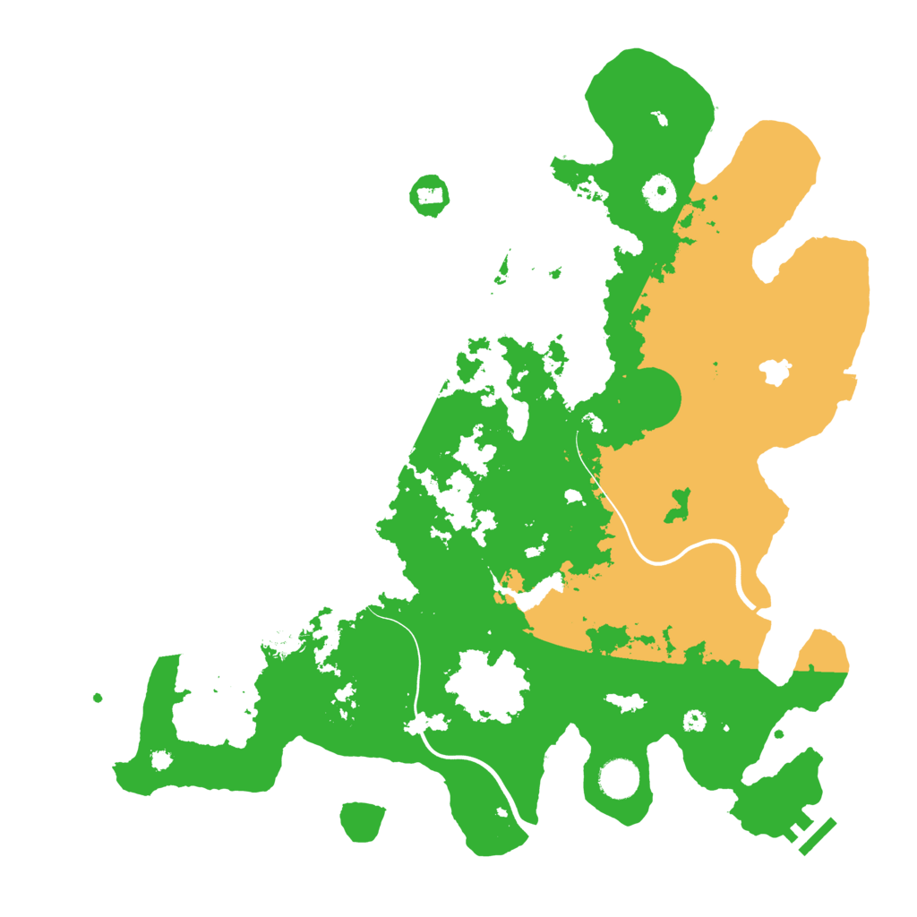 Biome Rust Map: Procedural Map, Size: 4000, Seed: 266092