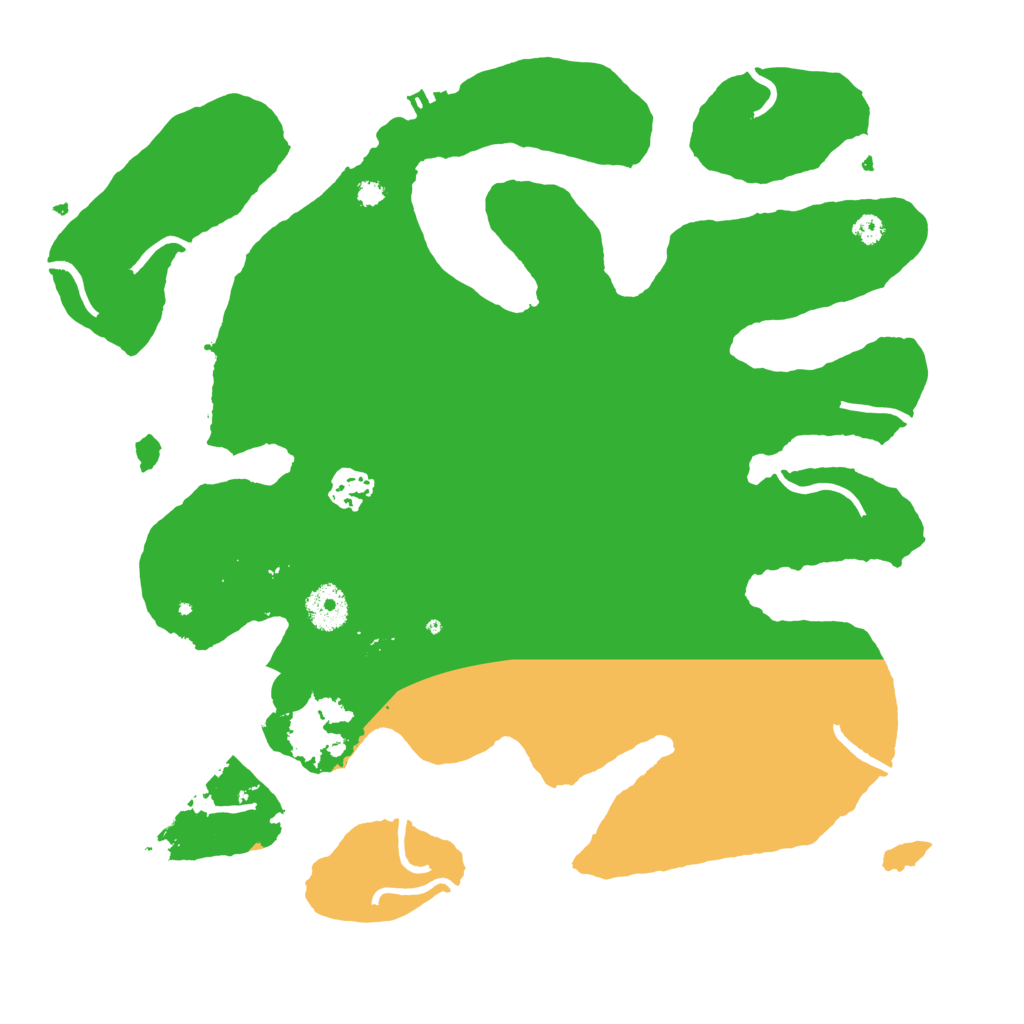 Biome Rust Map: Procedural Map, Size: 3550, Seed: 518115