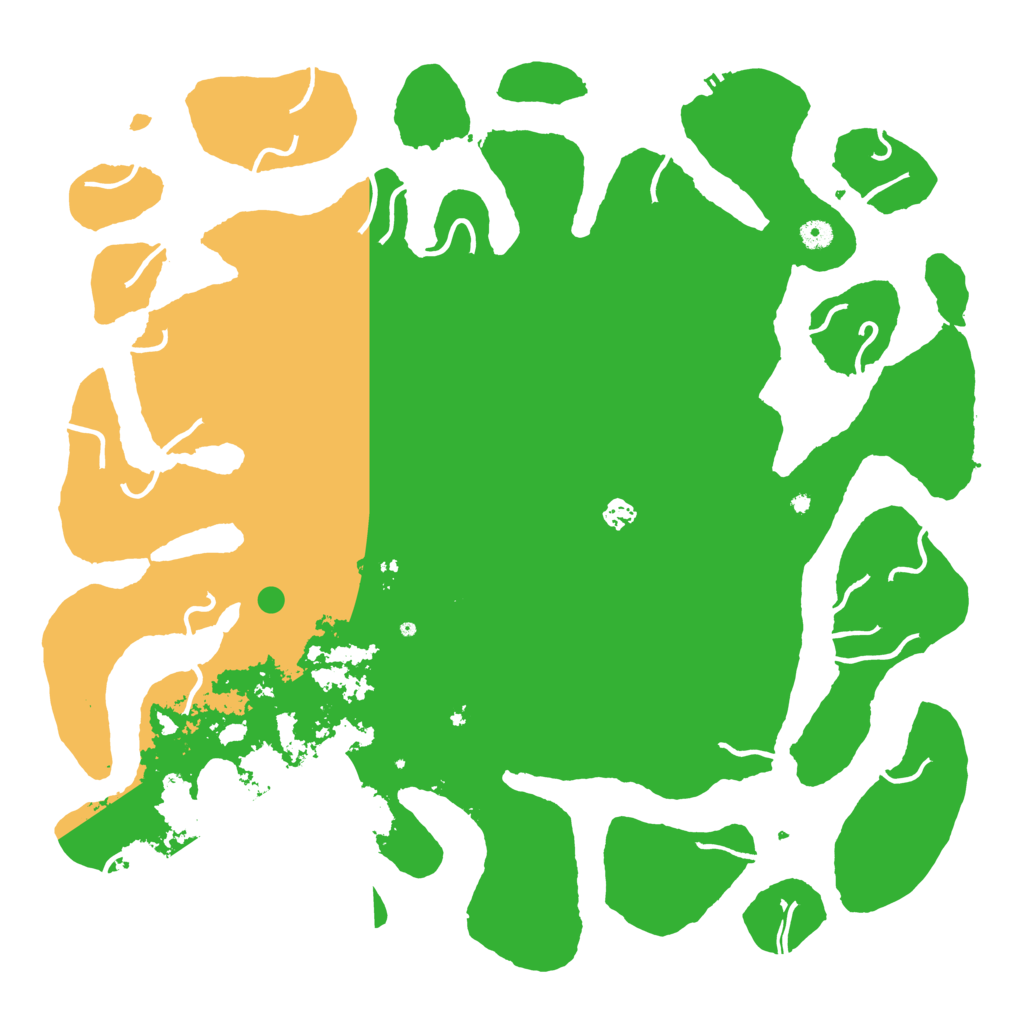 Biome Rust Map: Procedural Map, Size: 5000, Seed: 658016252