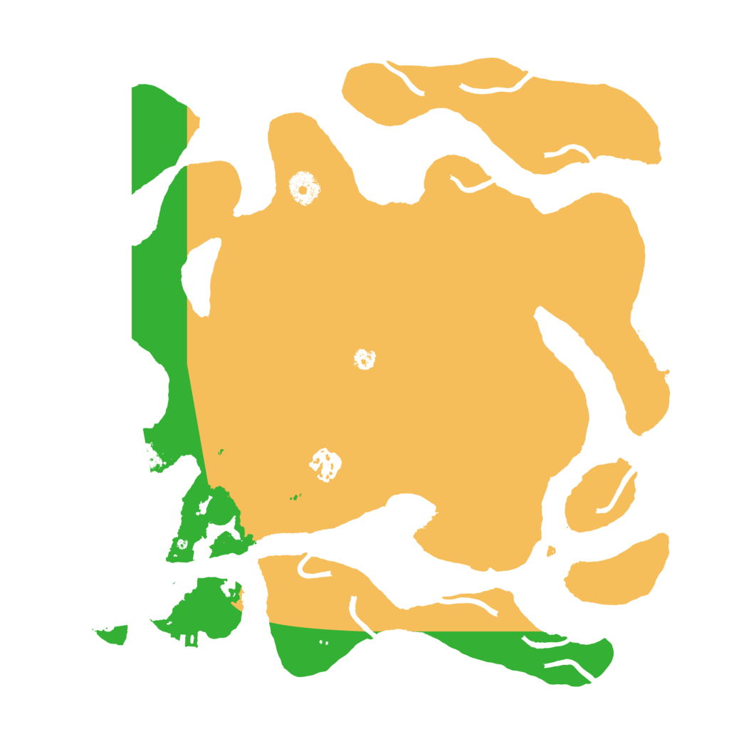 Biome Rust Map: Procedural Map, Size: 3500, Seed: 757327952