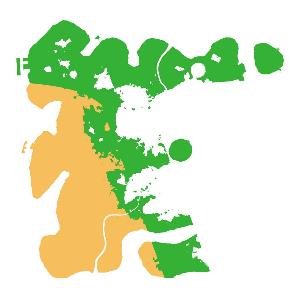 Biome Rust Map: Procedural Map, Size: 3550, Seed: 779493