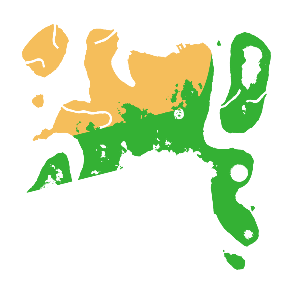 Biome Rust Map: Procedural Map, Size: 3000, Seed: 4881141