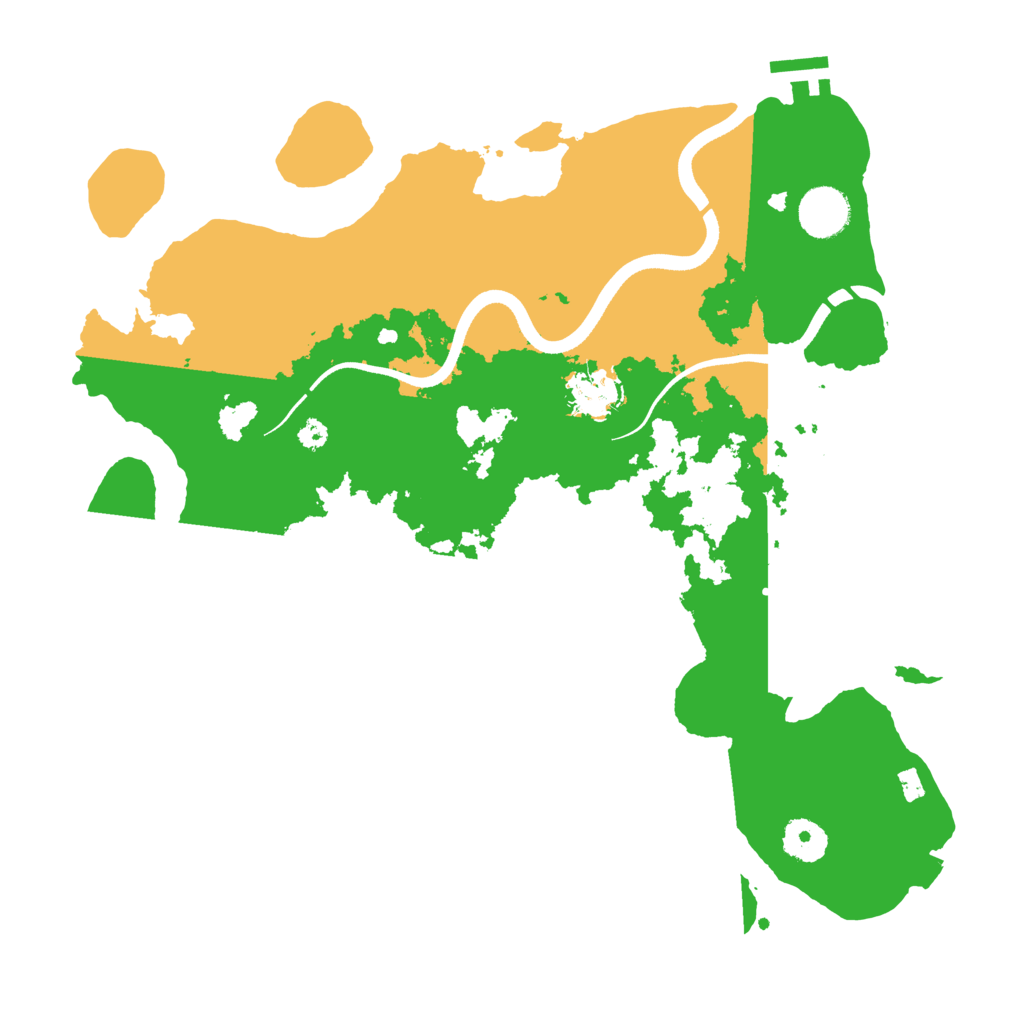 Biome Rust Map: Procedural Map, Size: 3550, Seed: 562567