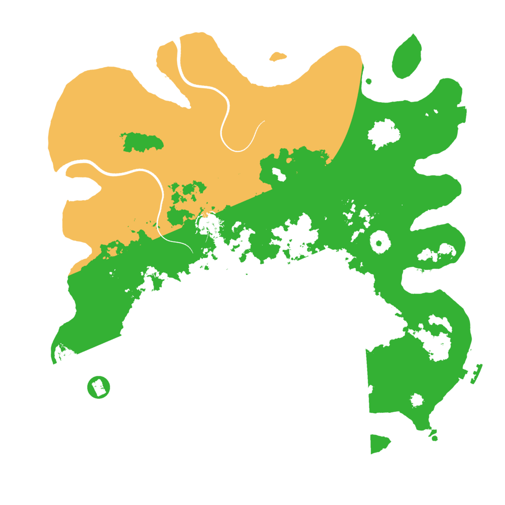 Biome Rust Map: Procedural Map, Size: 3550, Seed: 197966