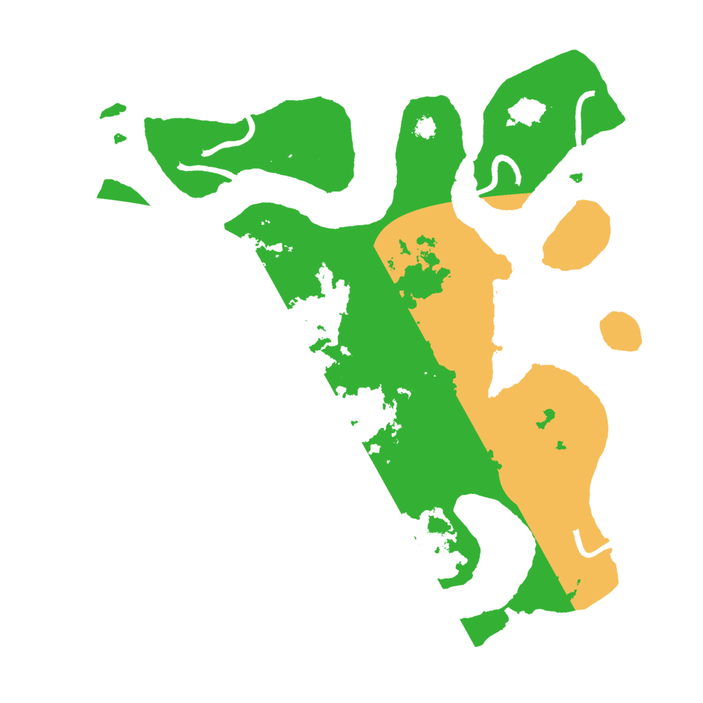 Biome Rust Map: Procedural Map, Size: 3000, Seed: 153426