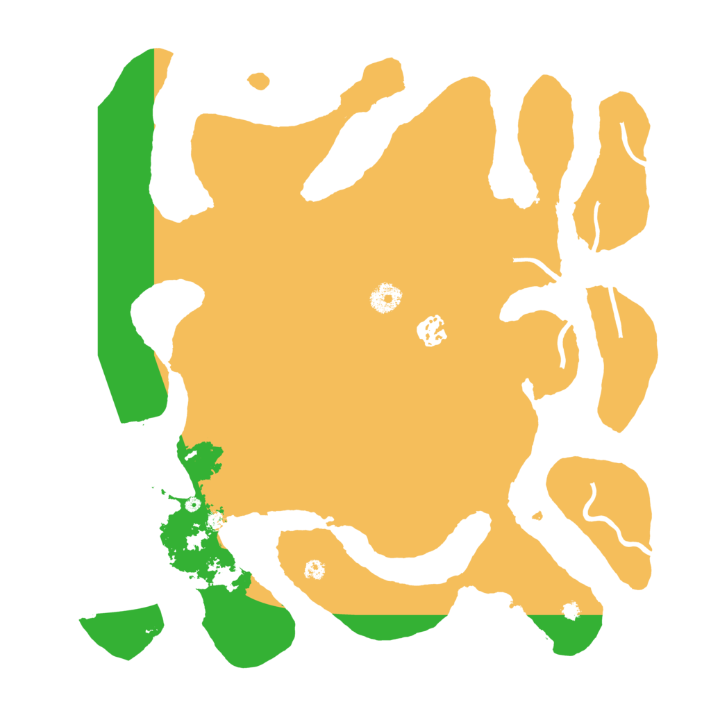 Biome Rust Map: Procedural Map, Size: 3550, Seed: 868460